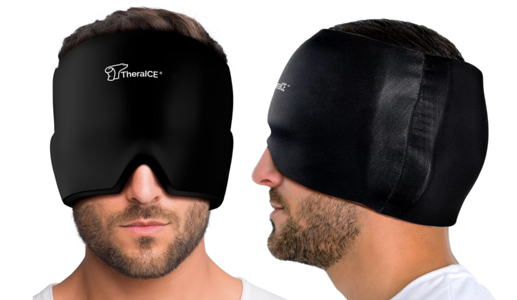 theraice migrane relief cap, migraine mask